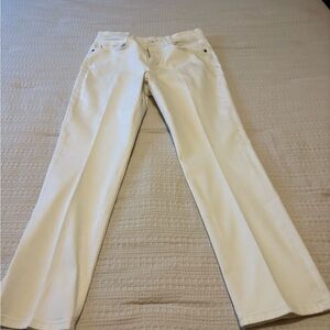 Lafayette 148 New York Women’s High Rise Reeve White Jeans Size 30